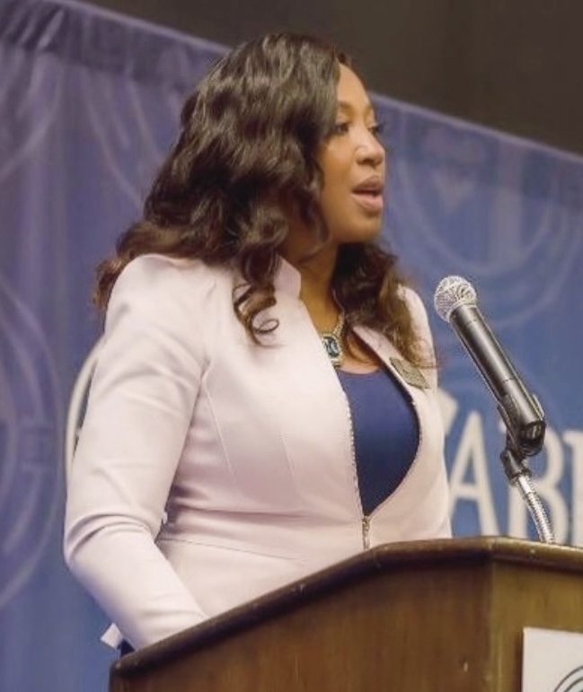 Dr. Chioma Ugochukwu speaking at Cabrini University
